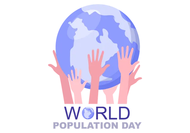 Population Day  Illustration