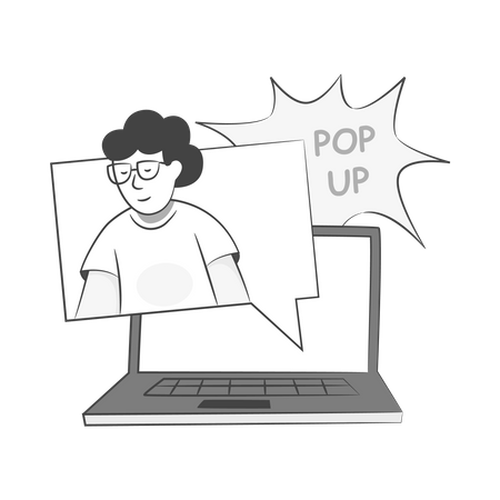 Popup  Illustration