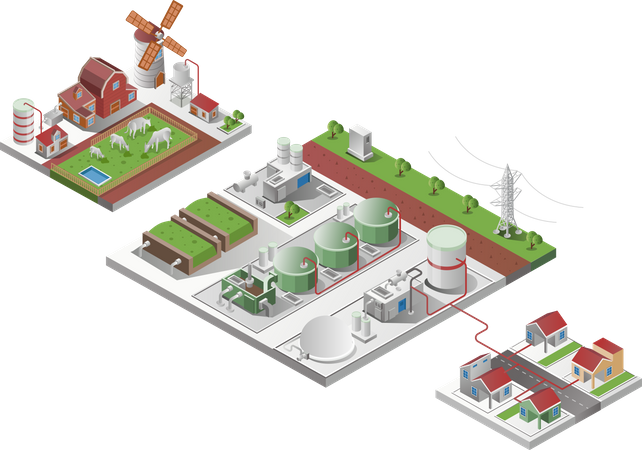 Power Plant  Illustration