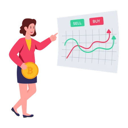 Présentation du marché Bitcoin  Illustration