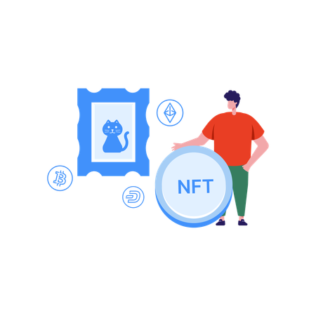 Presenting Nft Art  Illustration