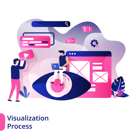 Proceso de visualización  Ilustración