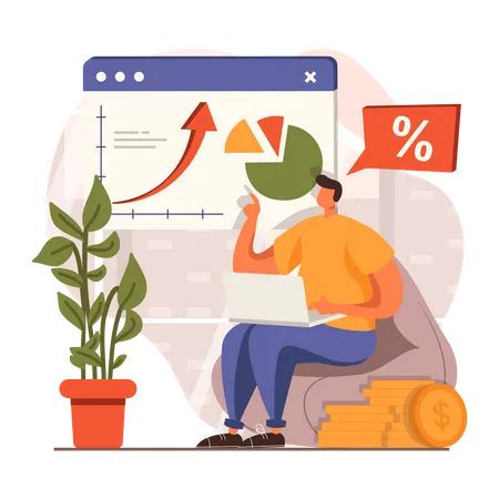 Profit analysis by employee  Illustration