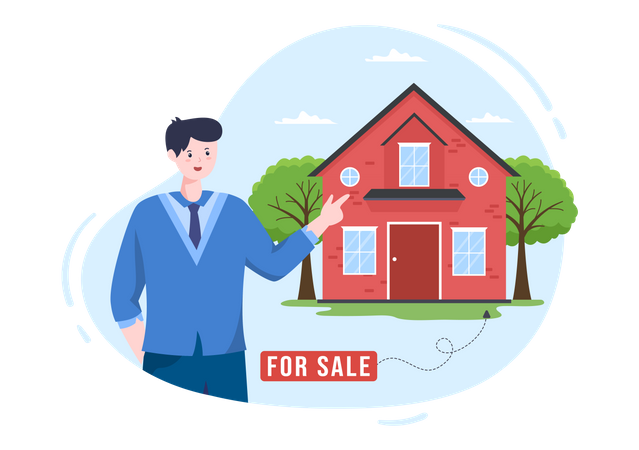 Property Broker  Illustration