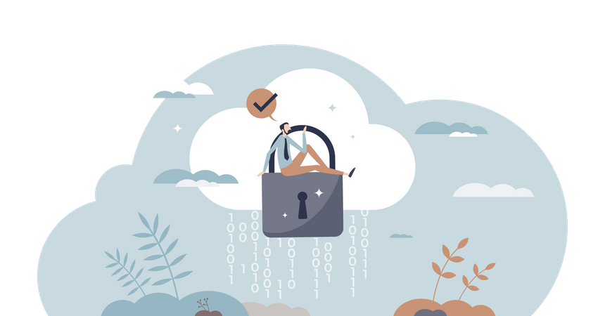 Protection du cloud  Illustration