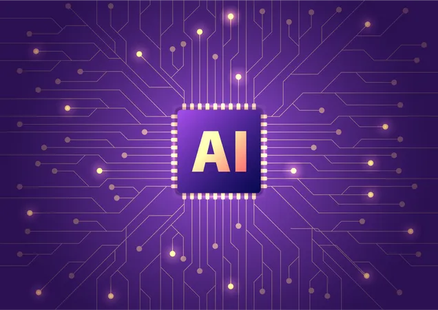 Ai chip  Illustration