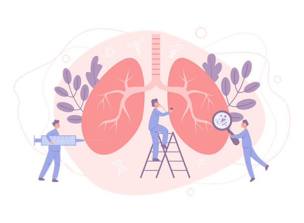 Pulmonology  일러스트레이션