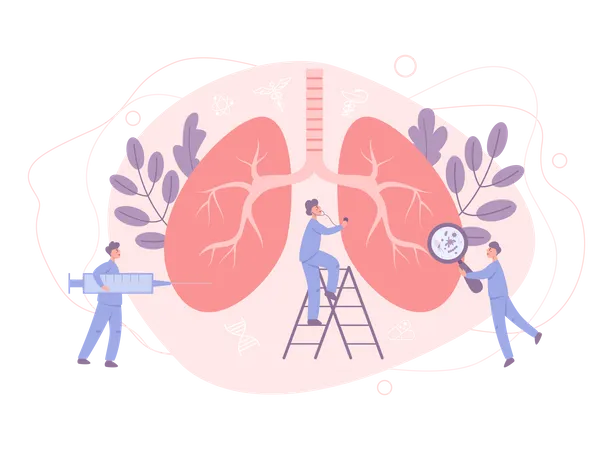 Pulmonology  일러스트레이션