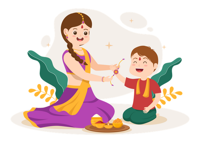 Raksha Bandhan  Illustration