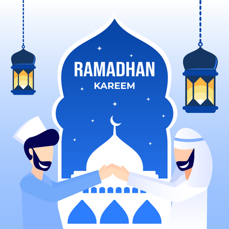 Célébration du ramadan kareem  Illustration