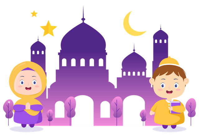 Vacances du ramadan kareem  Illustration