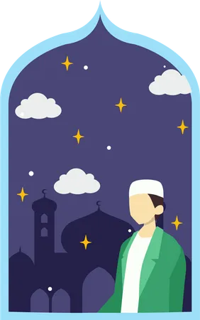 Nuit de ramadan  Illustration