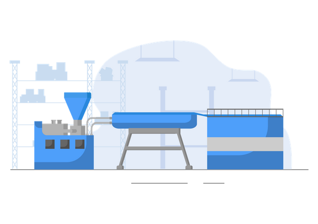 Recycling machine  Illustration