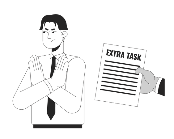 Rejecting extra task  Illustration