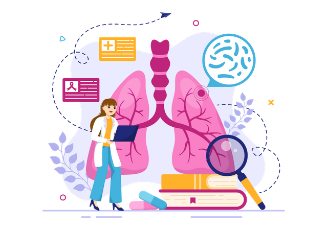 Respiratory Illness  일러스트레이션