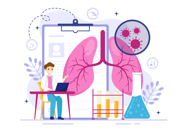 Respiratory Tract Infection  일러스트레이션