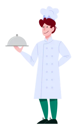 Restaurant chef profession  イラスト