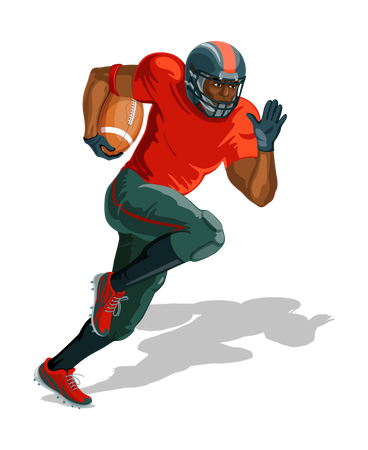 Rugby player  Illustration