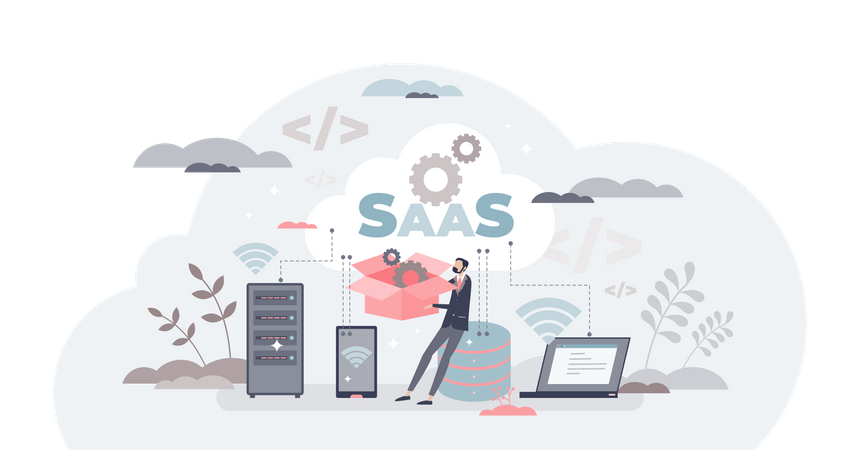 Saas  Illustration