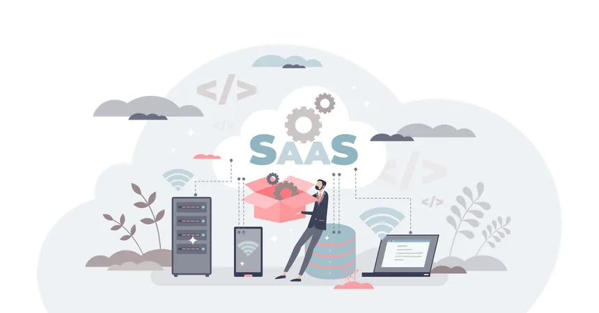 Saas  Illustration