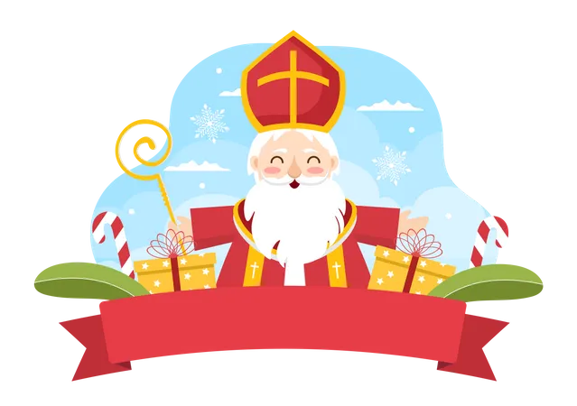 Saint Nicholas Day  イラスト