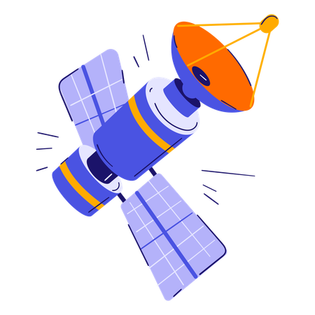 Satellite  Illustration