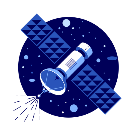 Satellite  Illustration