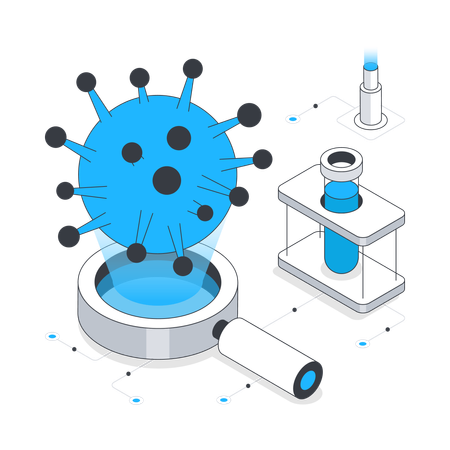 Science Nanoparticles  イラスト