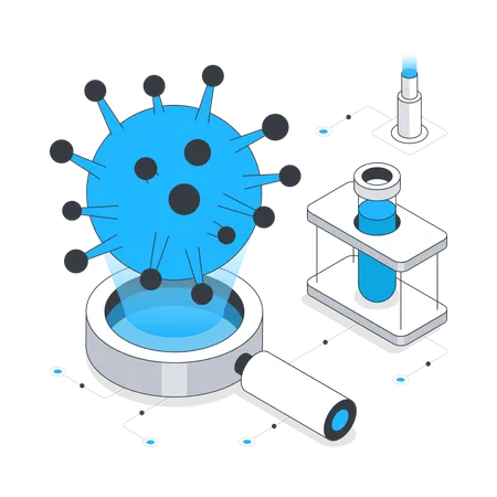 Science Nanoparticles  イラスト