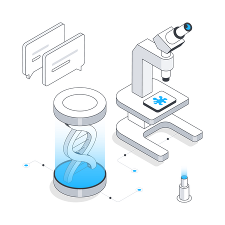 Science Research  イラスト