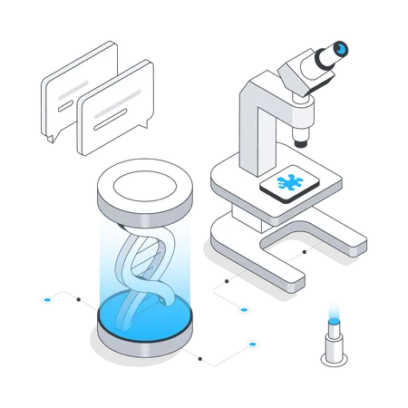 Science Research  イラスト