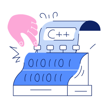 Script Typing  イラスト