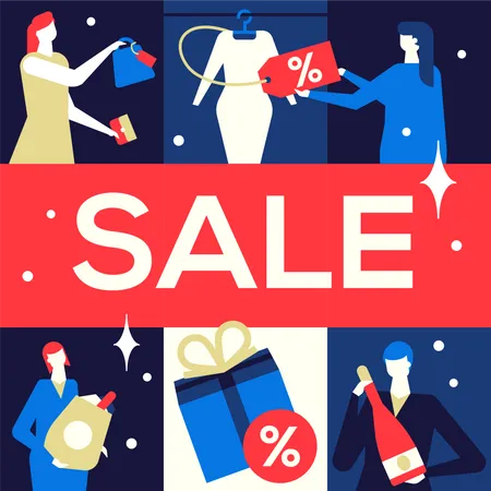 Season sale  Illustration