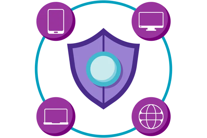 Seguridad de datos del dispositivo  Ilustración