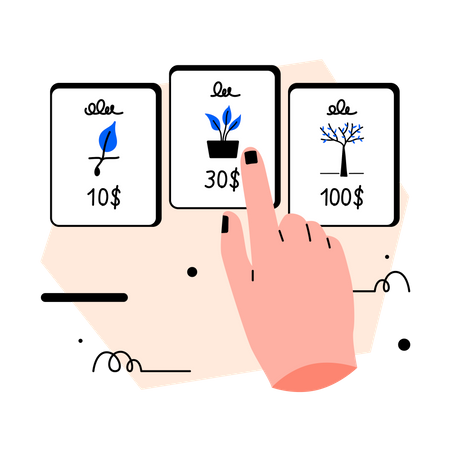 Sélectionnez le plan  Illustration