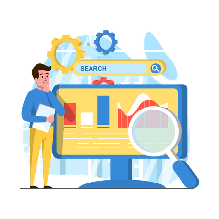 Seo optimization  Illustration