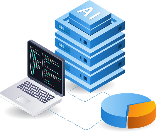 Server development analysis data  일러스트레이션