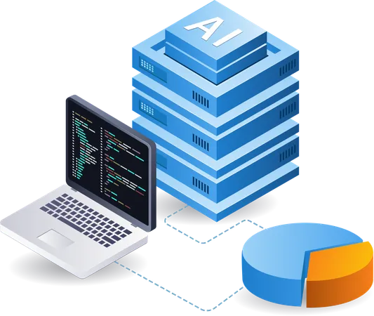 Server development analysis data  일러스트레이션