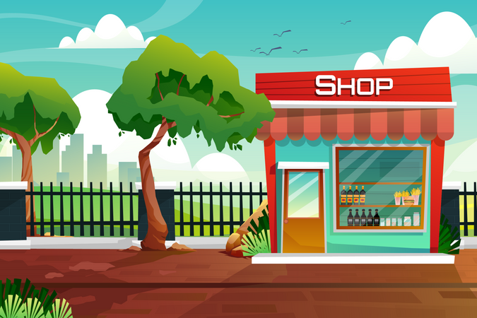 Shop  Illustration