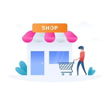 Shop  Illustration