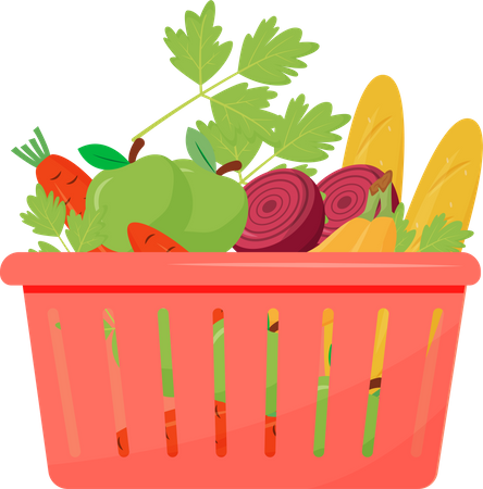 Shopping basket  Illustration