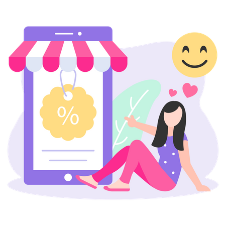 Shopping Discount  Illustration