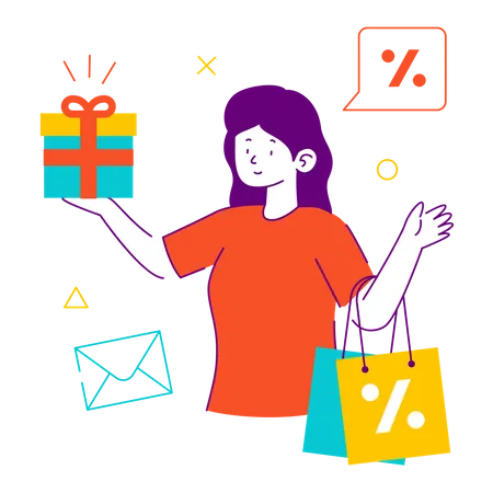 Shopping discount  Illustration