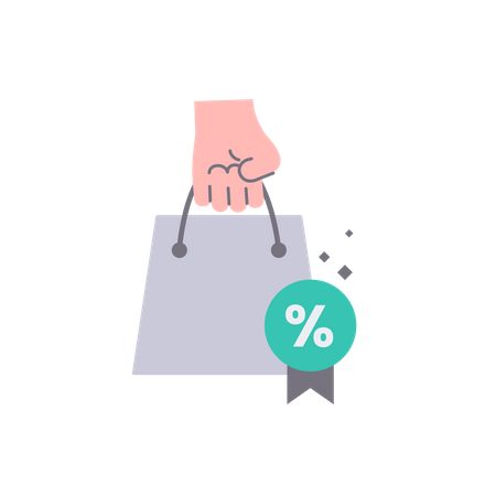 Shopping Discount  Illustration