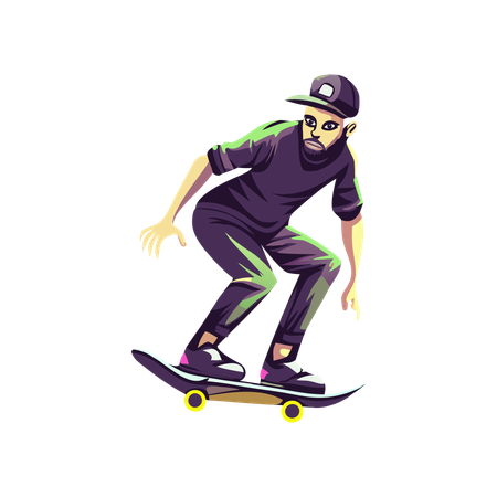 Skateboarder  Illustration