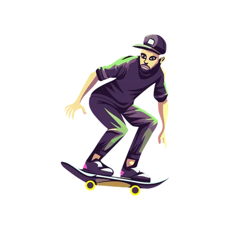 Skateboarder  Illustration