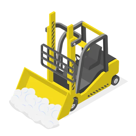 Snow Removal Vehicle  イラスト