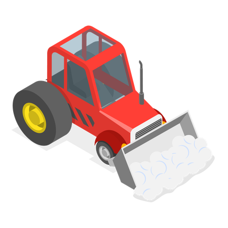 Snow Removal Vehicles  イラスト