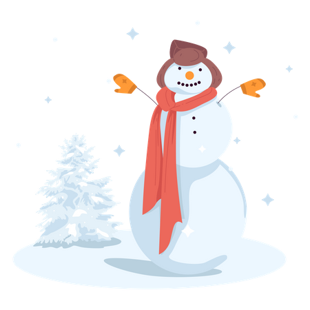 Snowman  Illustration