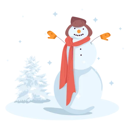 Snowman  Illustration